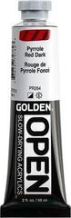 Acrylic Paint Golden Artist Colors Open Acrylic Paint Pyrrole Red Dark 59 ml 1 pc - 2