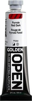 Culoare acrilică Golden Artist Colors Open Vopsea acrilică Pyrrole Red Dark 59 ml 1 buc. - 3