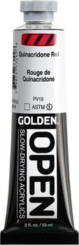 Akriliniai dažai Golden Artist Colors Open Acryl Paint Quinacridone Red 59 ml - 3