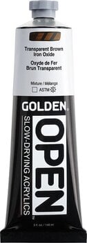 Culoare acrilică Golden Artist Colors Open Vopsea acrilică Transparent Brown Iron Oxide 59 ml 1 buc. - 3