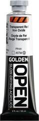 Acrylic Paint Golden Artist Colors Open Acrylic Paint Transparent Red Iron Oxide 59 ml 1 pc - 2