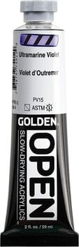 Akrylová barva Golden Artist Colors Open Akrylová barva Ultramarine Violet 59 ml 1 ks - 3