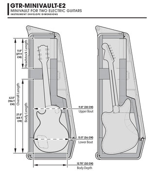 Куфар за електрическа китара Gator GTR-MINIVAULT-E2 Куфар за електрическа китара - 7