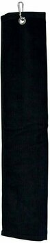 Towel Longridge Blank Luxury 3 Fold Golf Towel Black - 2