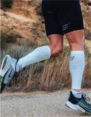 Calf covers for runners Compressport R2 Aero White/Black - 2