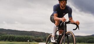 Vadskydd för löpare Compressport R2 Aero White/Black - 5