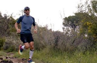 Tekaška majica s kratkim rokavom Compressport Trail Racing Postural SS Top Nile - 5