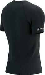 Löpartröja med kort ärm Compressport Trail Racing SS Tshirt Black - 1