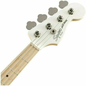 Електрическа бас китара Fender Squier Contemporary Active Jazz Bass HH MN Flat White - 4