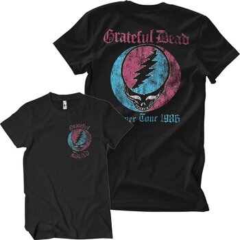 T-shirt Grateful Dead 1986 Summer Tour Black XL T-shirt - 3