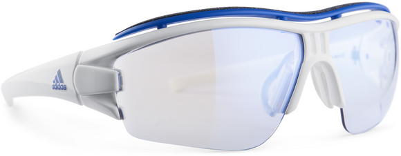 Športové okuliare Adidas Evil Eye Halfrim Pro L White Shiny/Vario Blue Mirror - 4