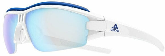 Sportbrillen Adidas Evil Eye Halfrim Pro L White Shiny/Vario Blue Mirror - 5