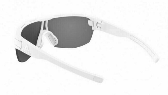 Óculos de desporto Adidas Zonyk Aero Midcut L White Matt/Green Mirror - 2