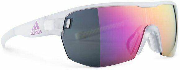 Okulary sportowe Adidas Zonyk Aero Midcut S Crystal Matt/Purple Mirror - 4