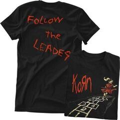 Риза Korn Follow The Leader Mens Тениска с къс ръкав/Black/Къси - 2