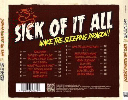CD muzica Sick Of It All - Wake the Sleeping Dragon! (CD) - 4