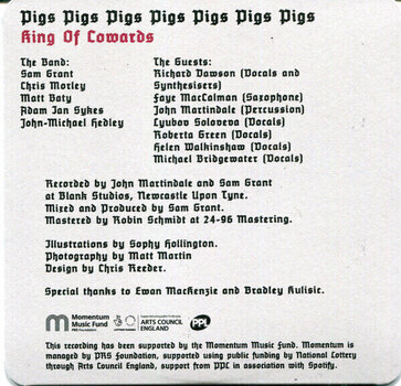 Glazbene CD Pigs Pigs Pigs Pigs Pigs Pigs Pigs - King of Cowards (CD) - 4