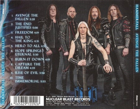 CD диск Hammerfall - Avenge The Fallen (CD) - 4