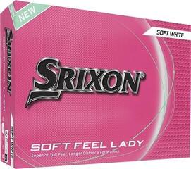 Golfové lopty Srixon Soft Feel Lady 9 Soft White Golfové lopty - 1