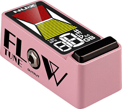 Pedal Tuner Nux Flow Tune MKII Pink Pedal Tuner (Like new) - 2