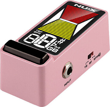 Pedal Tuner Nux Flow Tune MKII Pink Pedal Tuner (Like new) - 3