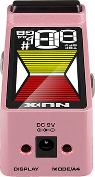 Pedal Tuner Nux Flow Tune MKII Pink Pedal Tuner (Like new) - 6