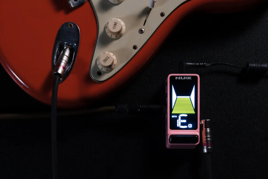 Pedal Tuner Nux Flow Tune MKII Pink Pedal Tuner (Like new) - 10