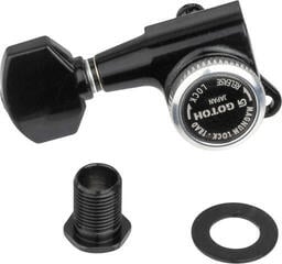 Uglaševana mehanika za kitare Gotoh SG381 MG-T 07 6R B Black Chrome Uglaševana mehanika za kitare - 1