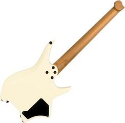 Headless guitar HILS Guitars HN3L NEXT Left Handed Ivory Headless guitar - 2