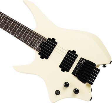 Headless Gitarre HILS Guitars HN3L NEXT Left Handed Ivory Headless Gitarre - 4