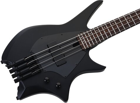 Bass headless HILS Guitars HNB3 NEXT Black Bass headless (Solo aperto) - 6