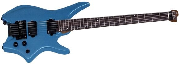Headless Gitarre HILS Guitars HN5 NEXT Emerald Blue Metallic Headless Gitarre - 2
