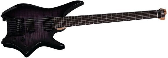 Headless guitar HILS Guitars HN7 NEXT Transparent Purple Burst Headless guitar - 2
