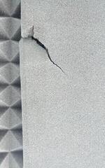 Absorptiepaneel schuim Mega Acoustic PA-PMP5 100x100x5 Dark Gray Absorptiepaneel schuim (Beschadigd) - 2
