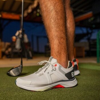 Men's golf shoes Footjoy Hyperflex Black/White/Red 42 Men's golf shoes - 13