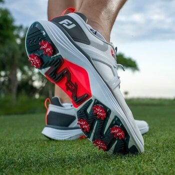 Men's golf shoes Footjoy Hyperflex Black/White/Red 42 Men's golf shoes - 17