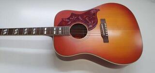 Електро-акустична китара Дреднаут Epiphone Masterbilt Hummingbird Aged Cherry Sunburst Електро-акустична китара Дреднаут (Почти нов) - 1