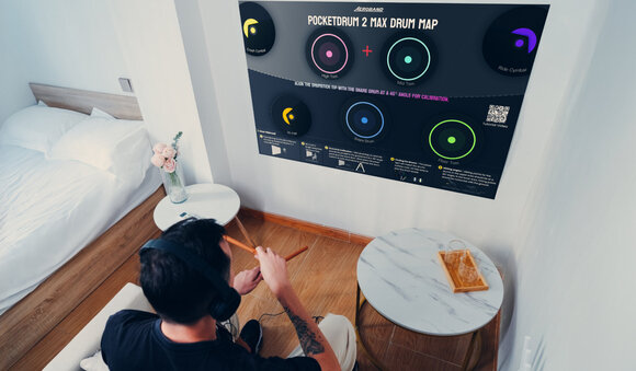 Compact Electronic Drums AeroBand PocketDrum 2 MAX Compact Electronic Drums - 8