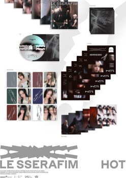 Music CD Le Sserafim - 5th Mini Album 'HOT' Compact Version (CD) - 3