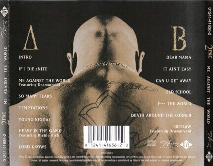 Muzikos kompaktinis diskas 2Pac Me Against The World (Reissue) (Repress) (CD) - 4
