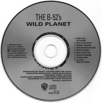 Music CD The B-52's - Wild Planet (Reissue) (Repress) (CD) - 3
