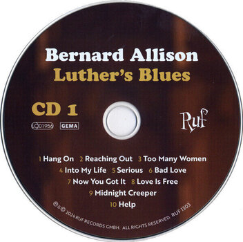 Glazbene CD Bernard Allison - Luther's Blues (2 CD) - 3