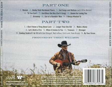CD musicali Cody Johnson - Human The Double Album (2 CD) - 3