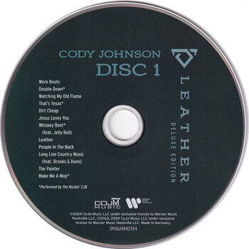 Musiikki-CD Cody Johnson - Leather (Deluxe Edition) (2 CD) - 3