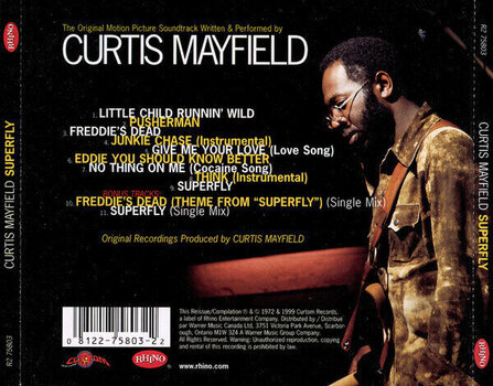 Glazbene CD Curtis Mayfield - Superfly (Original Soundtrack) (Reissue) (Remastered) CD) - 4