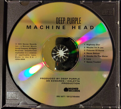 Glazbene CD Deep Purple - Machine Head (Reissue) (CD) - 3