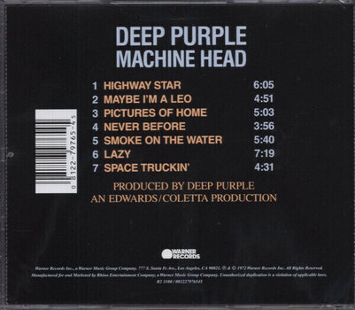 Glazbene CD Deep Purple - Machine Head (Reissue) (CD) - 4