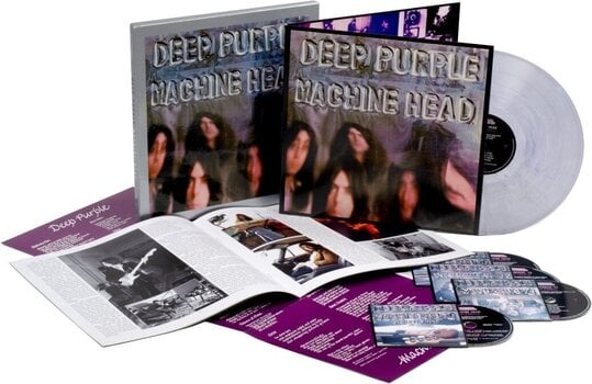 LP Deep Purple - Machine Head (50th Anniversary) (Deluxe Editon) (Purple Smoke Coloured) (LP + 3 CD + Blu-ray) - 2