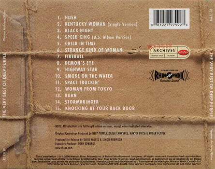 Glazbene CD Deep Purple - The Very Best Of Deep Purple (CD) - 4