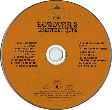 Музичний компакт-диск Donovan - Donovan's Greatest Hits (Reissue) (CD) - 3